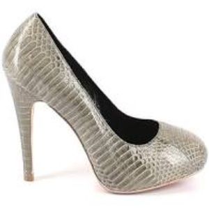 FINAL PRICE: KATHERYN AMBERLEIGH Genuine Snake Skin Platform
